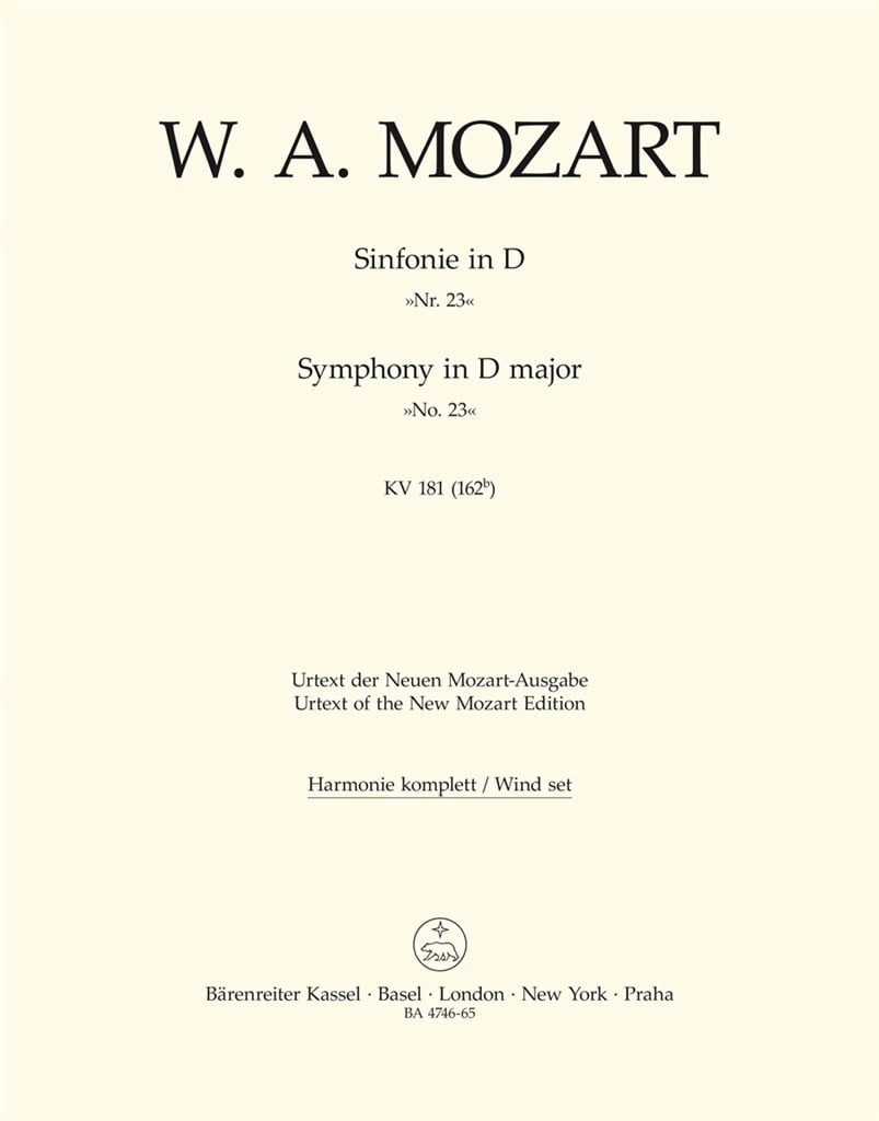 Symphony in D major No. 23